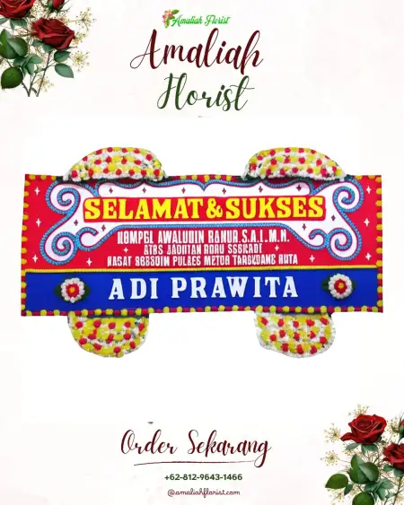 Papan Bunga Ucapan Selamat Nendayung